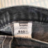 リーバイス Levis 90S USA製 RELAXED FIT 550 ジップフライ ブラックデニムパンツ 先染め オレンジタブ ボタン裏585刻印 97年製 メンズ W36 L34