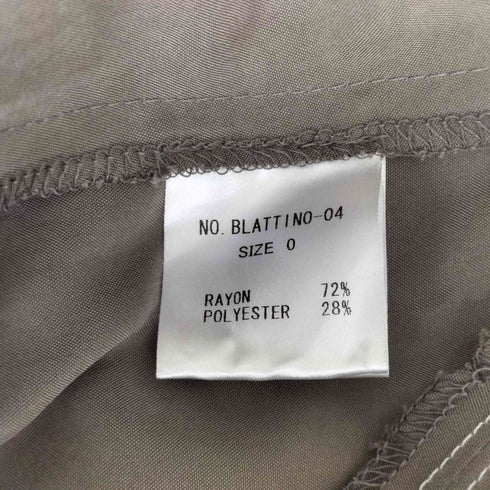 Nuldo RAYON BOX LOGO PANTS GRAY 25SS メンズ 0