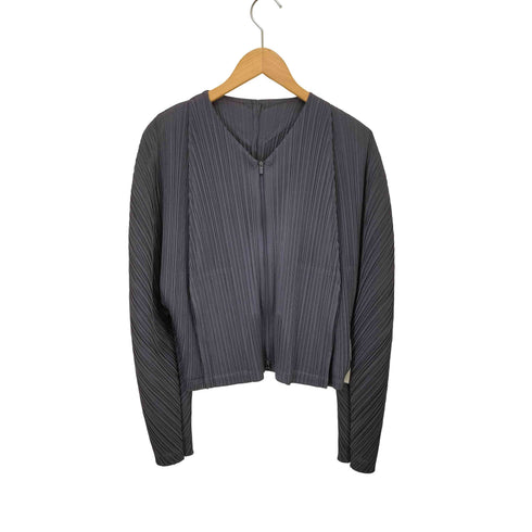 プリーツプリーズイッセイミヤケ PLEATS PLEASE ISSEY MIYAKE LANTERN ダブルジップ プリーツブルゾン レディース