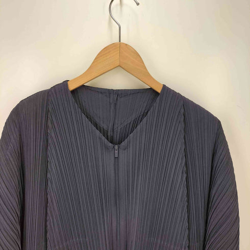 プリーツプリーズイッセイミヤケ PLEATS PLEASE ISSEY MIYAKE LANTERN ダブルジップ プリーツブルゾン レディース
