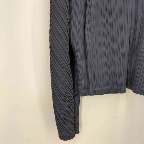 プリーツプリーズイッセイミヤケ PLEATS PLEASE ISSEY MIYAKE LANTERN ダブルジップ プリーツブルゾン レディース