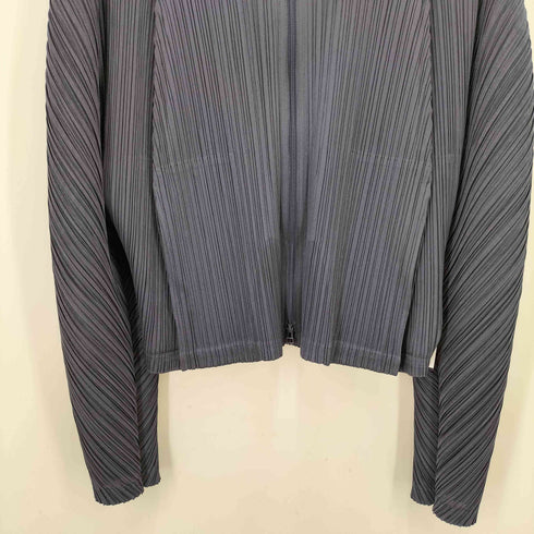 プリーツプリーズイッセイミヤケ PLEATS PLEASE ISSEY MIYAKE LANTERN ダブルジップ プリーツブルゾン レディース