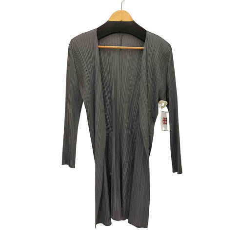 プリーツプリーズイッセイミヤケ PLEATS PLEASE ISSEY MIYAKE BASICS プリーツ ミドルカーディガン レディース JPN:3