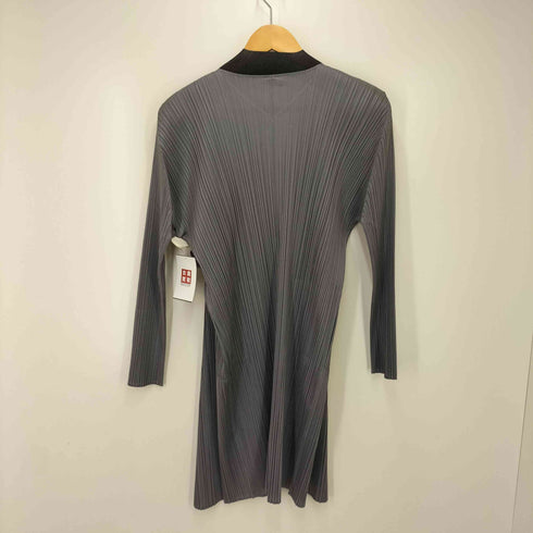 プリーツプリーズイッセイミヤケ PLEATS PLEASE ISSEY MIYAKE BASICS プリーツ ミドルカーディガン レディース JPN:3