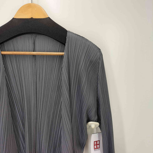 プリーツプリーズイッセイミヤケ PLEATS PLEASE ISSEY MIYAKE BASICS プリーツ ミドルカーディガン レディース JPN:3