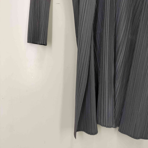 プリーツプリーズイッセイミヤケ PLEATS PLEASE ISSEY MIYAKE BASICS プリーツ ミドルカーディガン レディース JPN:3