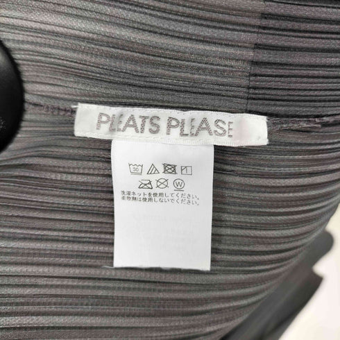 プリーツプリーズイッセイミヤケ PLEATS PLEASE ISSEY MIYAKE BASICS プリーツ ミドルカーディガン レディース JPN:3