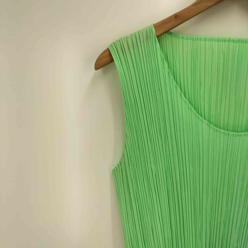 プリーツプリーズイッセイミヤケ PLEATS PLEASE ISSEY MIYAKE ノースリーブ プリーツトップス レディース