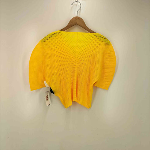 プリーツプリーズイッセイミヤケ PLEATS PLEASE ISSEY MIYAKE ボリュームスリーブ メッシュ カーディガン レディース JPN:3