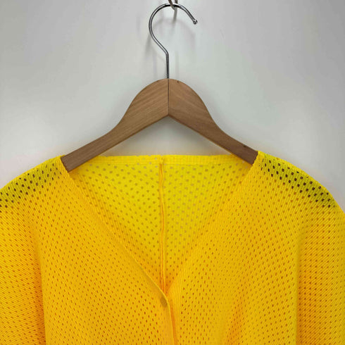 プリーツプリーズイッセイミヤケ PLEATS PLEASE ISSEY MIYAKE ボリュームスリーブ メッシュ カーディガン レディース JPN:3