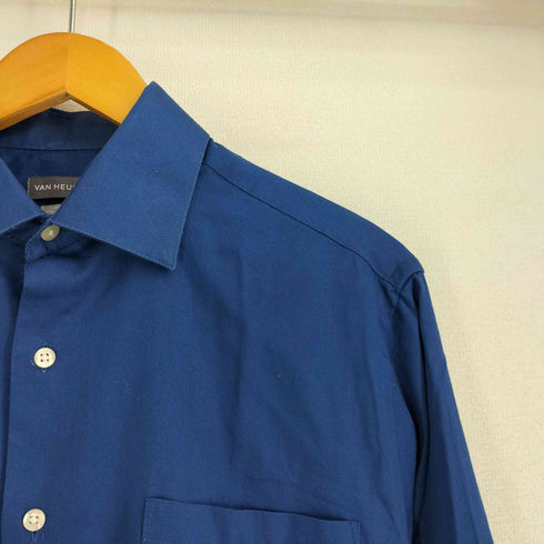 ヴァンヒューゼン VAN HEUSEN FITTED STRETCH レギュラーカラー 長袖シャツ メンズ 16
