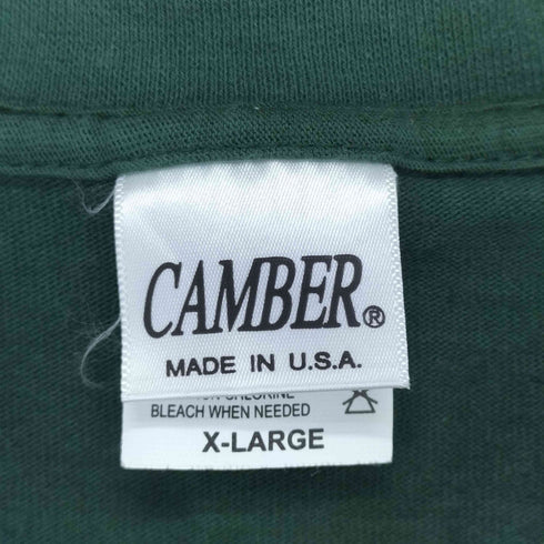 キャンバー CAMBER USA製 胸ポケットコットンTシャツ メンズ import:XL