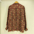 SILKEN 総柄 シルクシャツ メンズ import:L