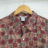 SILKEN 総柄 シルクシャツ メンズ import:L