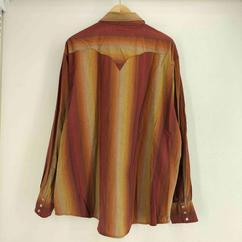 ラングラー Wrangler 白タグ L/S ウエスタンシャツ メンズ