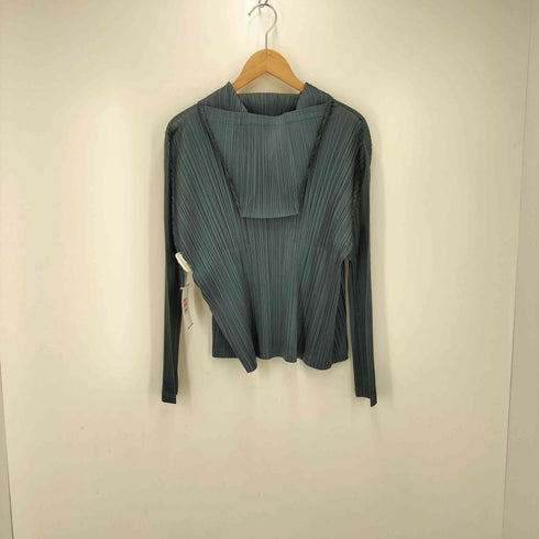 プリーツプリーズイッセイミヤケ PLEATS PLEASE ISSEY MIYAKE DECEMBER プリーツジップパーカー ダブルジップ レディース