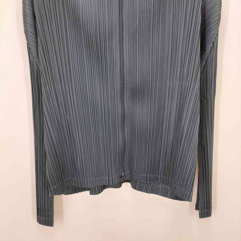 プリーツプリーズイッセイミヤケ PLEATS PLEASE ISSEY MIYAKE DECEMBER プリーツジップパーカー ダブルジップ レディース
