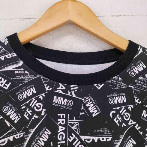 エムエムシックスメゾンマルジェラ MM6 Maison Margiela タグ総柄プリントtシャツ メンズ 14