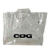 シーディージー CDG PVC ロゴ クリアトートバッグ メンズ