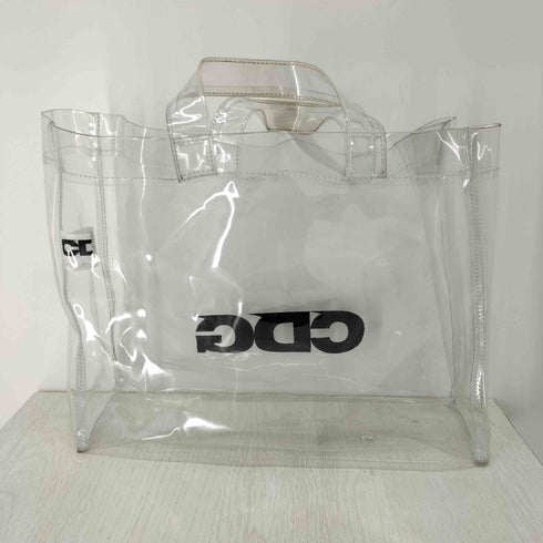 シーディージー CDG PVC ロゴ クリアトートバッグ メンズ