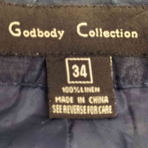 Godbody Collection ワイドリネンパンツ メンズ 34