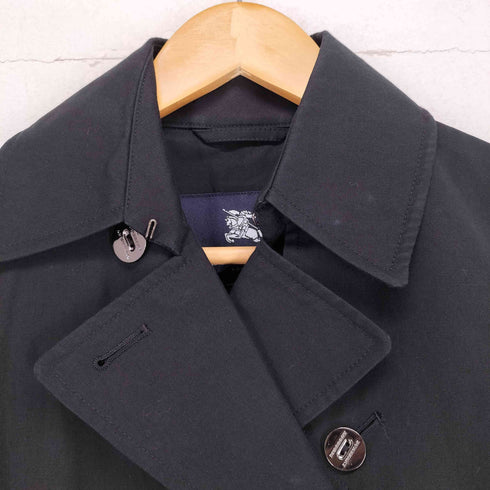バーバリーロンドン BURBERRY LONDON シルバーボタン コットントレンチコート レディース 38