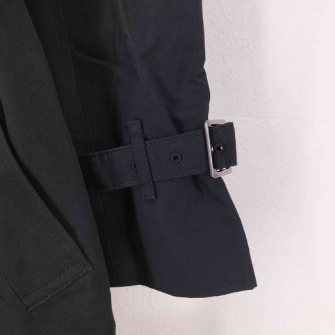 バーバリーロンドン BURBERRY LONDON シルバーボタン コットントレンチコート レディース 38