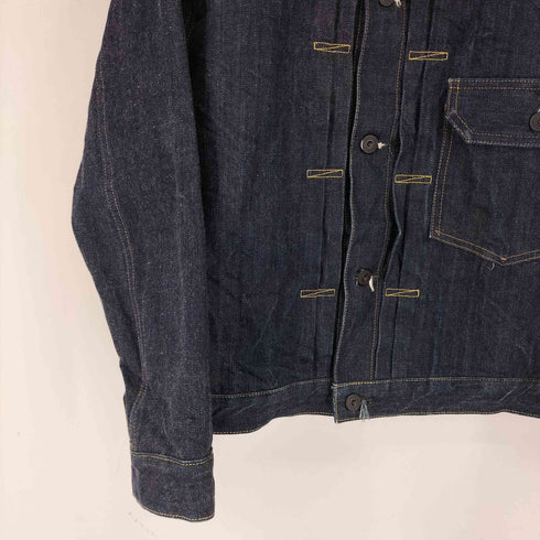 バーガスプラス BURGUS PLUS Natural Indigo Selvedge 1st Type Denim Jacket 71928XX メンズ 42