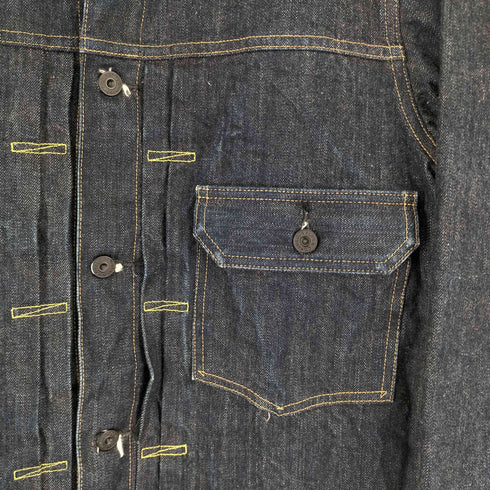 バーガスプラス BURGUS PLUS Natural Indigo Selvedge 1st Type Denim Jacket 71928XX メンズ 42