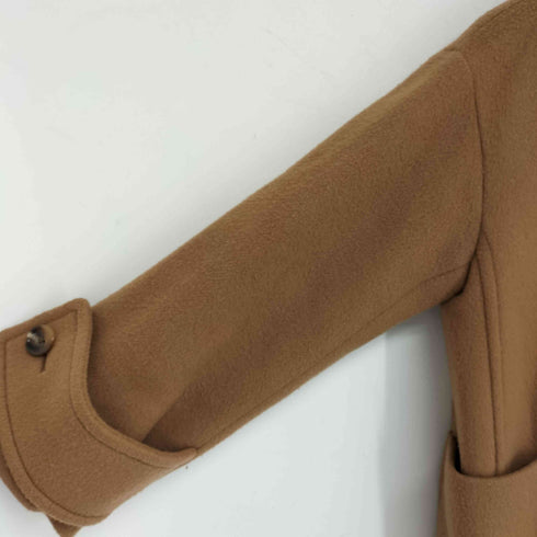 スピックアンドスパン Spick and Span ビーバークルーネックコート レディース JPN:36