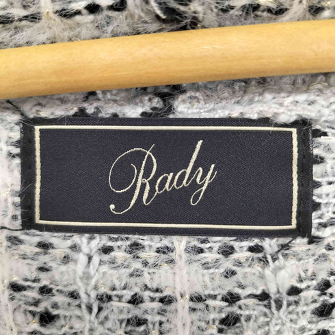 レディ Rady ツイード ファー付き コート レディース FREE