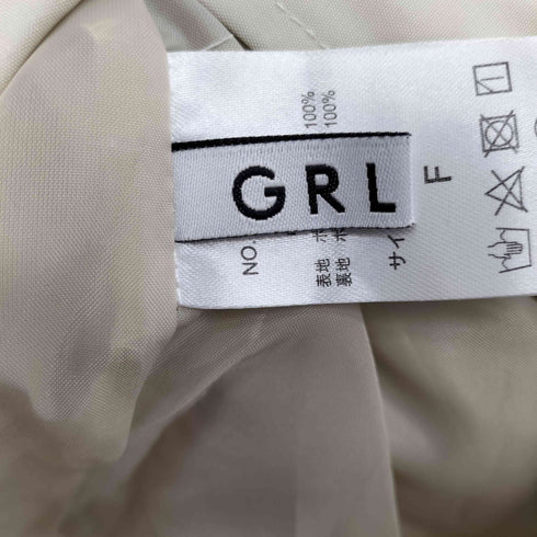 グレイル GRL ベルト付きプリーツトレンチコート レディース FREE