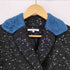 カルヴェン CARVEN モヘヤシルク混 ツイード ピーコート レディース 36