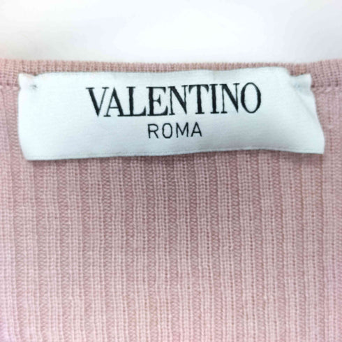 ヴァレンティノ Valentino シルク混 レース フリルニット レディース EUR:40