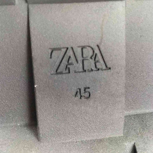 ザラ ZARA スクエアトゥ サイドゴアブーツ メンズ 45