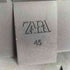 ザラ ZARA スクエアトゥ サイドゴアブーツ メンズ 45