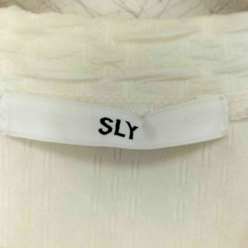 スライ SLY カットアウト ニットトップス レディース FREE