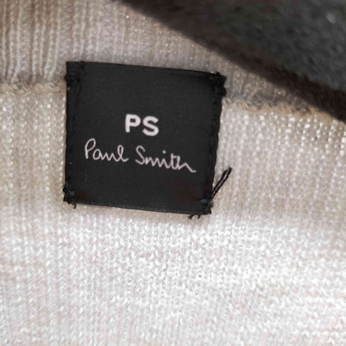ピーエスポールスミス PS Paul Smith バイカラー モックネック ニット セーター レディース import:M