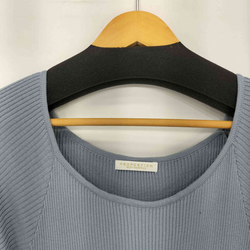 プロポーションバイボディードレッシング PROPORTION BODY DRESSING エンブロイダリーニットワンピース レディース M