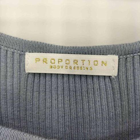 プロポーションバイボディードレッシング PROPORTION BODY DRESSING エンブロイダリーニットワンピース レディース M