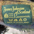 james johnston of scotland スコットランド製 チェック フリンジマフラー メンズ
