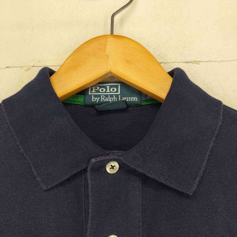 ポロバイラルフローレン Polo by RALPH LAUREN CUSTOM FIT ビッグポニー刺繍 USAワッペンポロシャツ メンズ S