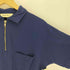 エディーバウアー Eddie Bauer 90S 白タグ フロントポケット コットン ハーフジップ S/S ポロシャツ メンズ import:S