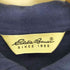 エディーバウアー Eddie Bauer 90S 白タグ フロントポケット コットン ハーフジップ S/S ポロシャツ メンズ import:S