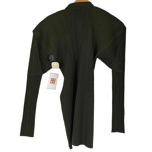 プリーツプリーズイッセイミヤケ PLEATS PLEASE ISSEY MIYAKE プリーツ ジップシャツ レディース 3