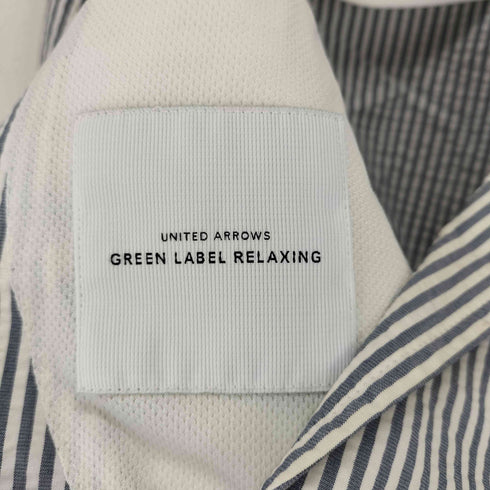 ユナイテッドアローズグリーンレーベルリラクシング UNITED ARROWS green label relaxing シアサッカーストライプテーラードジャケット メンズ L