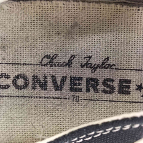 コンバース CONVERSE 70s復刻 CT70 BLACK LOW CUT メンズ JPN:27