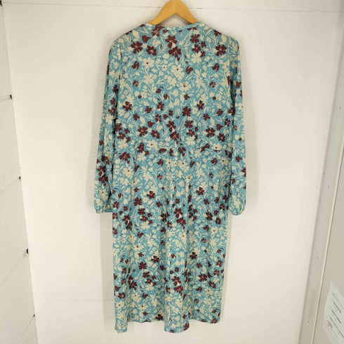 ザラ ZARA 花柄フリルデザインワンピース レディース L