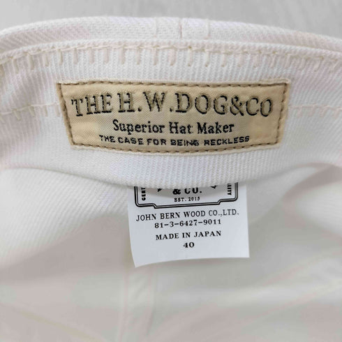 ザエイチダブリュドックアンドコー THE H.W.DOG&CO ロゴプリント トラッカーキャップ メンズ 40