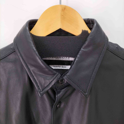ジャーナルスタンダードトライセクト JOURNAL STANDARD TRISECT ラムレザー The FAT Shirt ファットシャツ メンズ JPN:M